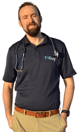 Dr. Shawn Waller, Your PT Guy  shows up or down stairs with a walker