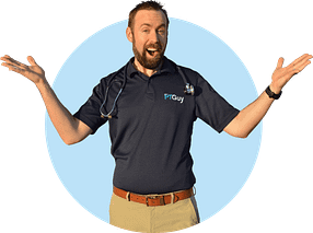 Dr. Shawn Waller, Your PT Guy, demonstrating how to poop the right way