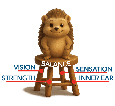 Your PT Guy • Bar Stool Balance Hedgehog