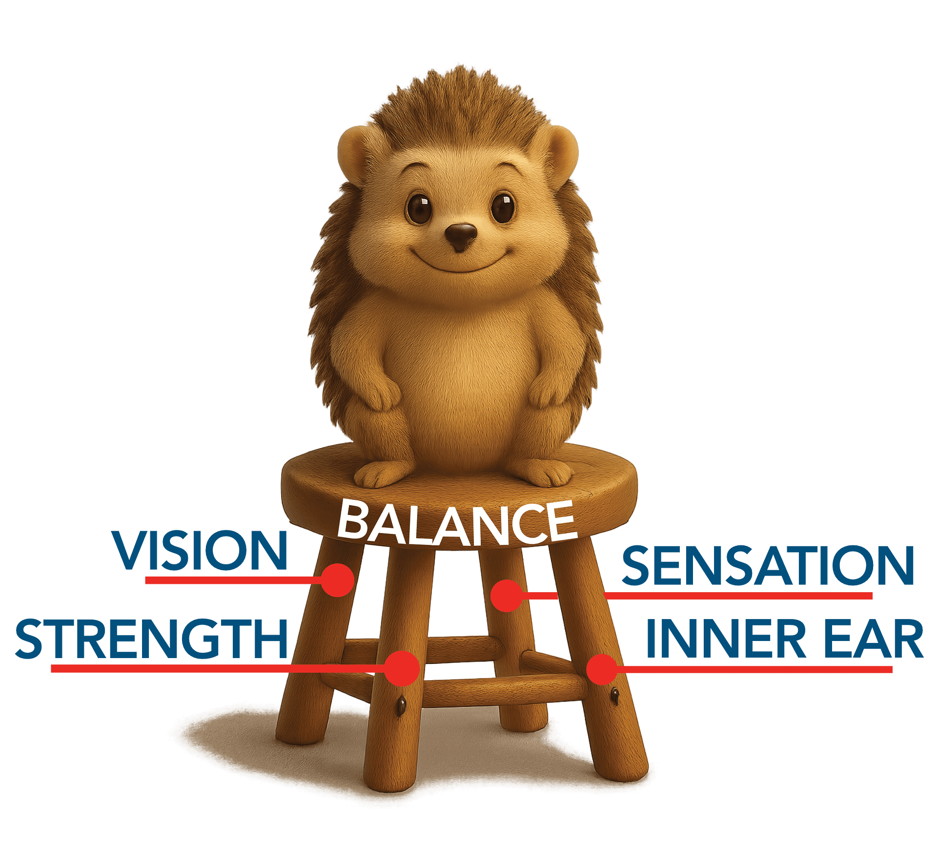 Your PT Guy • Bar Stool Balance Hedgehog